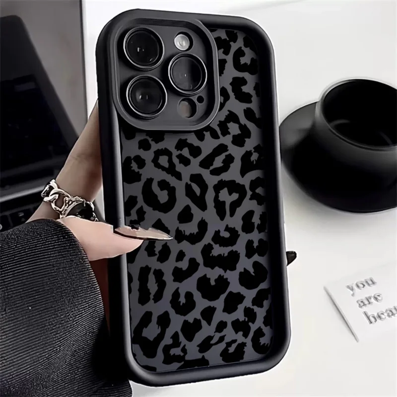 Phone Cases Rhode - Coque en silicone à motif léopard