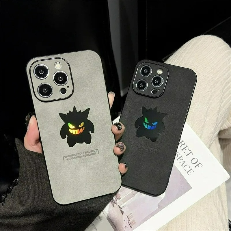Phone Cases Anime - Coque de téléphone Laser Texture cuir