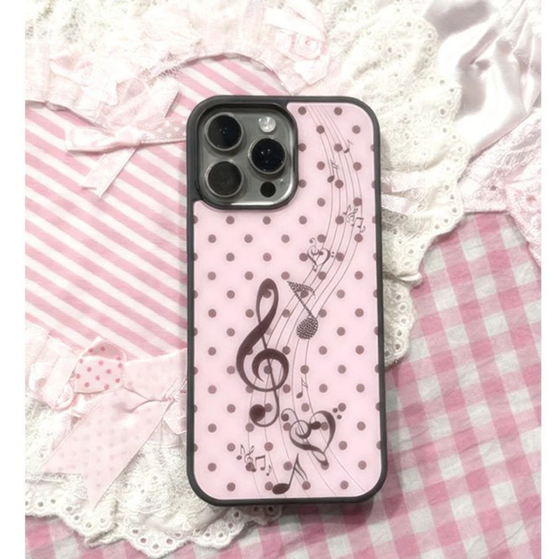 Phone Cases For Girls - Coque de téléphone Y2K coréenne rose