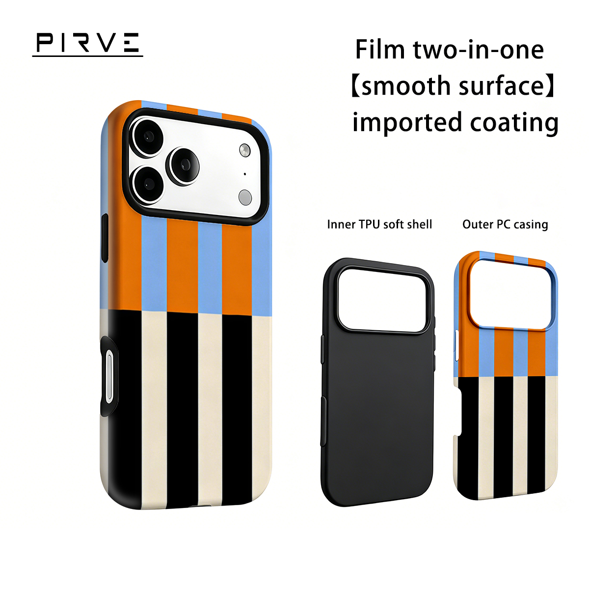 Phone Cases Orange - Coque de téléphone coréenne pour iPhone