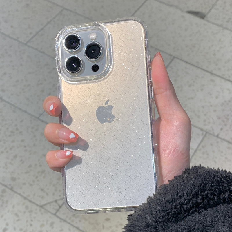 Phone Cases Transparent - Coque de téléphone transparente à paillettes