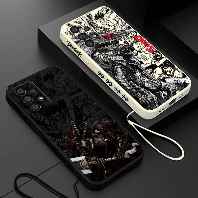 Phone Cases Anime - Coque de téléphone liquide avec cordon