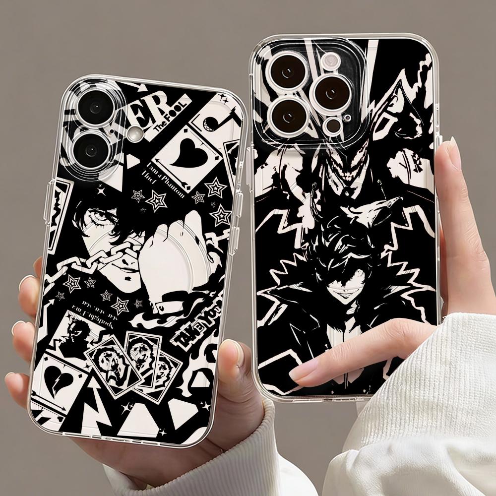 Phone Cases Transparent - Coque de téléphone Game P-Persona 5
