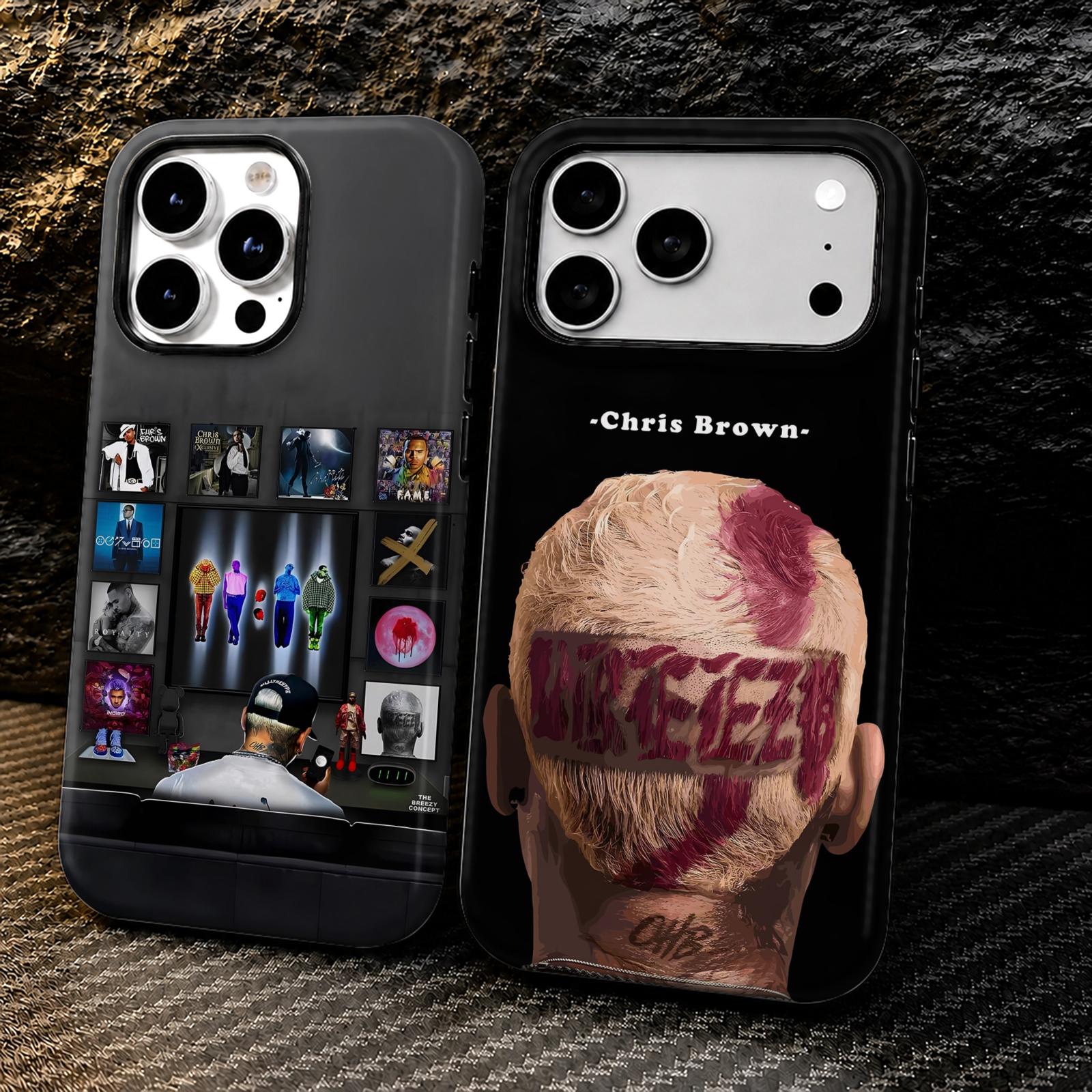 Phone Cases Iphone 16 Pro Max - Coque de téléphone Rap C-Chris B-Brown