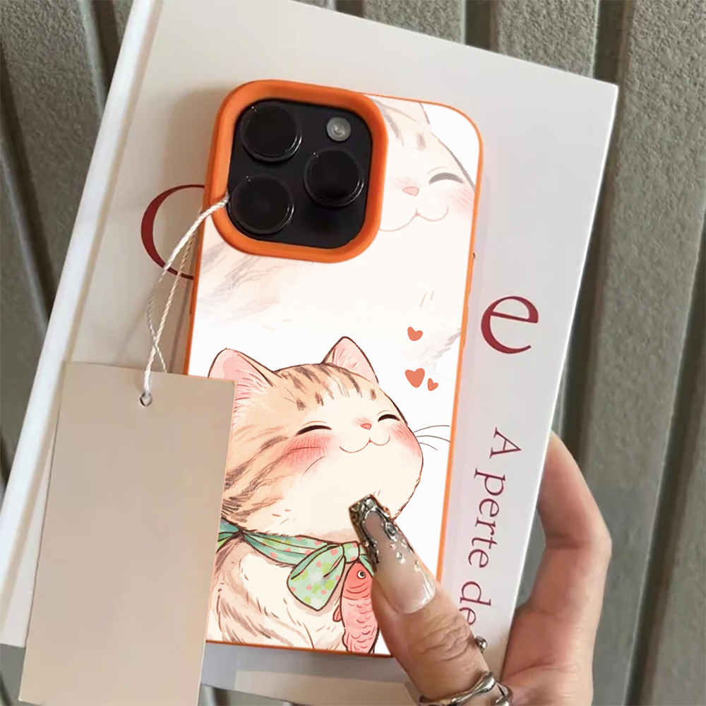 Coque de téléphone en silicone - Phone Cases Orange avis et prix