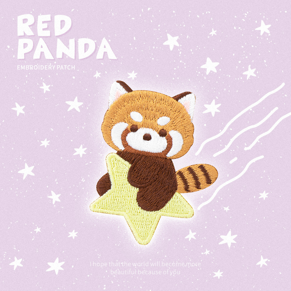 Patch brodé de Panda rouge mig - Phone Cases The Dairy avis et prix