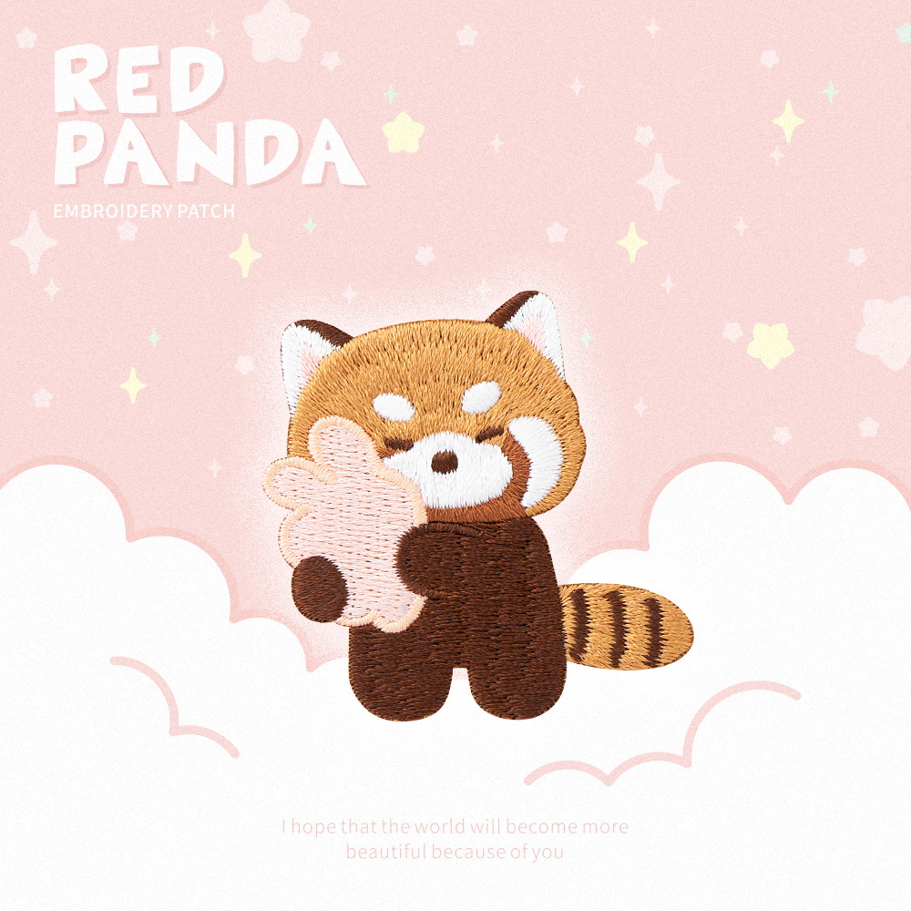 Patch brodé de Panda rouge mig - Phone Cases The Dairy avis et prix